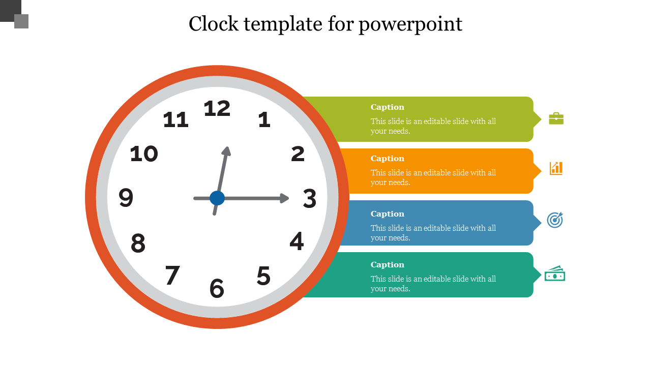 Clock template for powerpoint